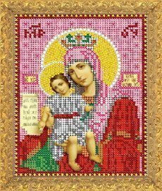 Рисунок на ткани для вышивания бисером 309М "Прсв.Богородица Достойно Есть"