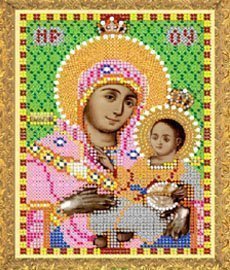 Рисунок на ткани для вышивания бисером 430М "Прсв.Богородица Вифлиемская" Рисунок на ткани для вышивания бисером 430М "Прсв.Богородица Вифлиемская"