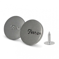 Пуговица джинсовая 17 мм "Fashion гладк." 1/50 шт