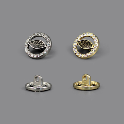 Пуговица со стразами B41/42/43 (12 мм) 1/25 шт