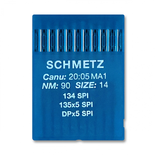 Иглы SCHMETZ DPx5 SPI №90 для промышленных швейных машин (трикотаж)