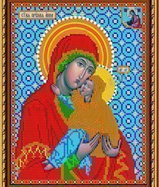Рисунок на ткани для вышивания бисером Бис 746 «Св. Анна Православная»
