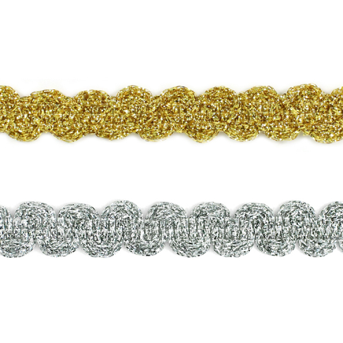 Тесьма металлизированная №9531  1/24,7 м