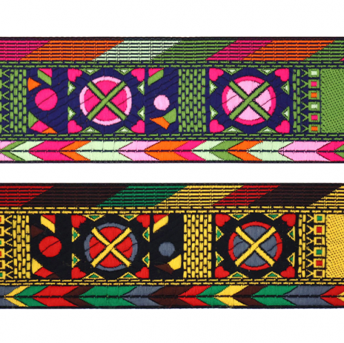 Тесьма жаккард №R4432 ш.5 см 1/9 м