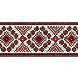 Тесьма жаккард №R4739 ш.5 см 1/9 м